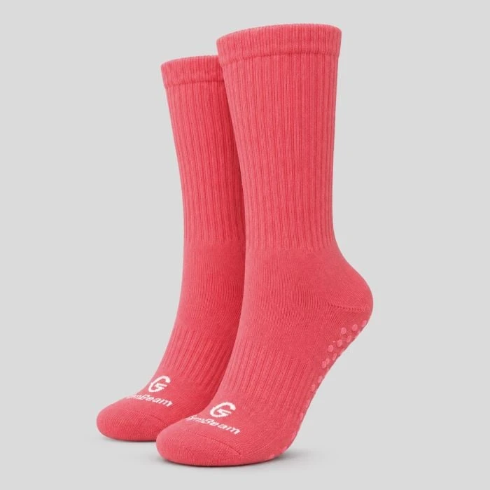 GymBeam Funkčné ponožky Crew Pink  S