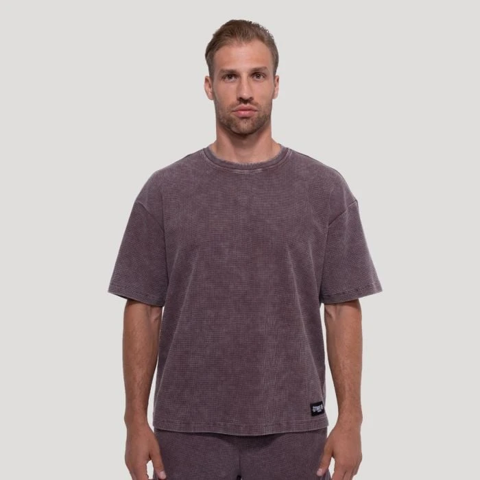 GymBeam Tričko Persistence Washed Brown  S