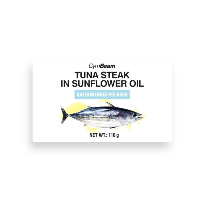 GymBeam Steak z tuniaka v slnečnicovom oleji