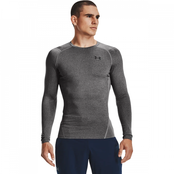 Under Armour Kompresné tričko HG Armour Comp LS Grey  LL