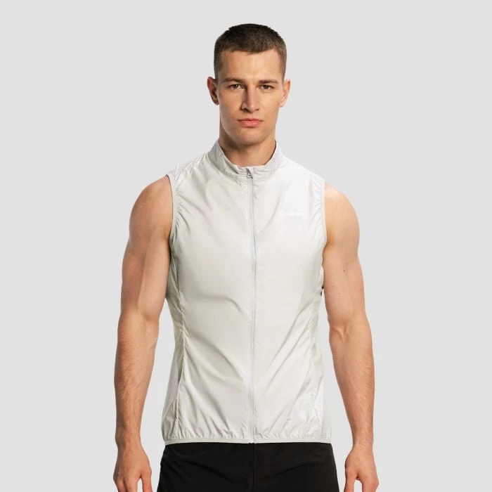 GymBeam Pánska bežecká vesta Pulse X Gray  S