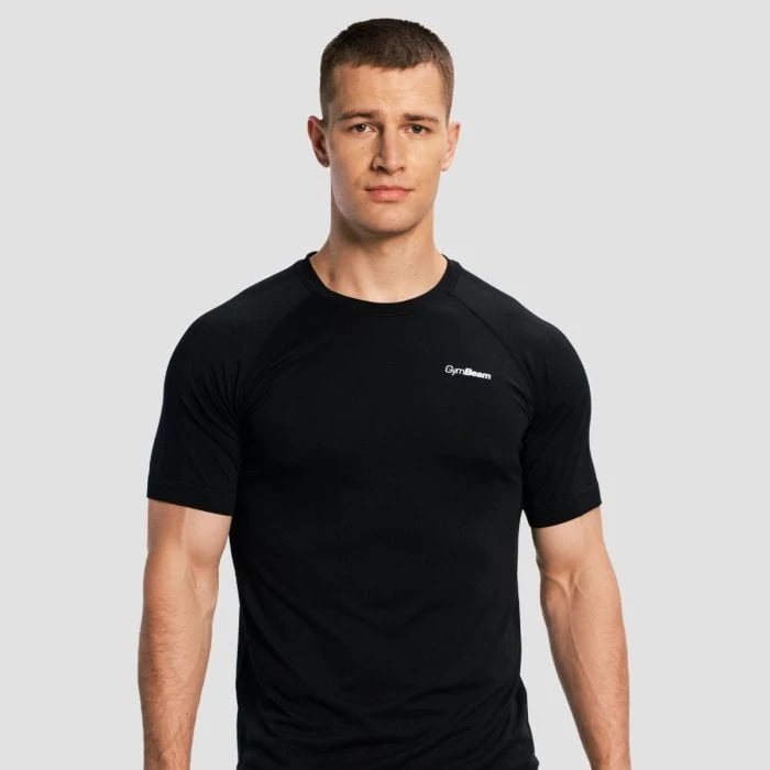 GymBeam Pánske bežecké tričko Pulse X Black  S