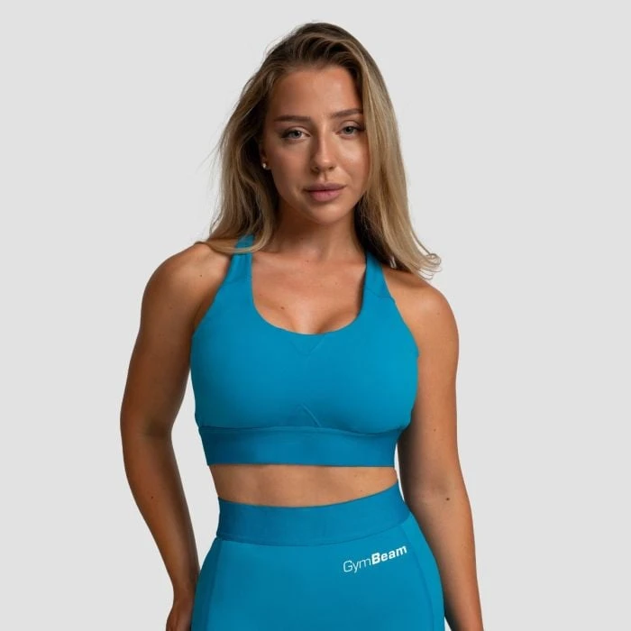 GymBeam Športová podprsenka Limitless Aquamarine  SS