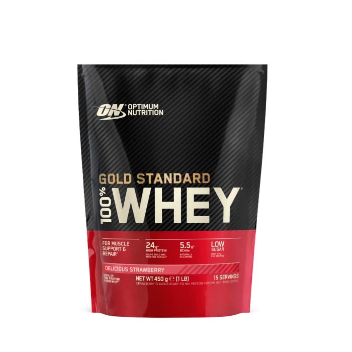 Optimum Nutrition 100 Whey Gold Standard jahoda