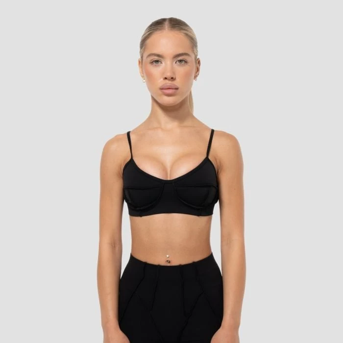 GymBeam Športová podprsenka Cosmo Black  M