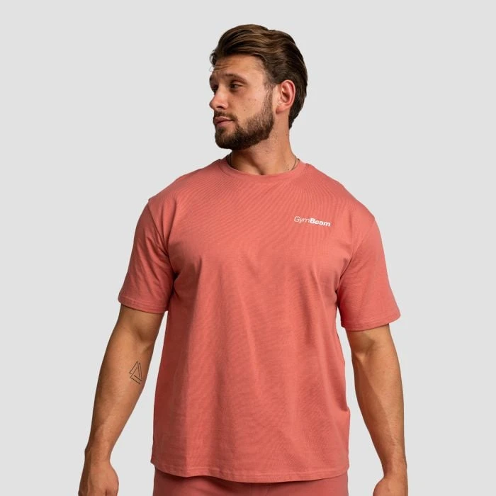 GymBeam Tričko Oversized Limitless Cinnamon  XXLXXL