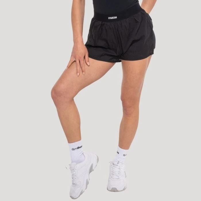 GymBeam Dámske šortky Flow Black  S
