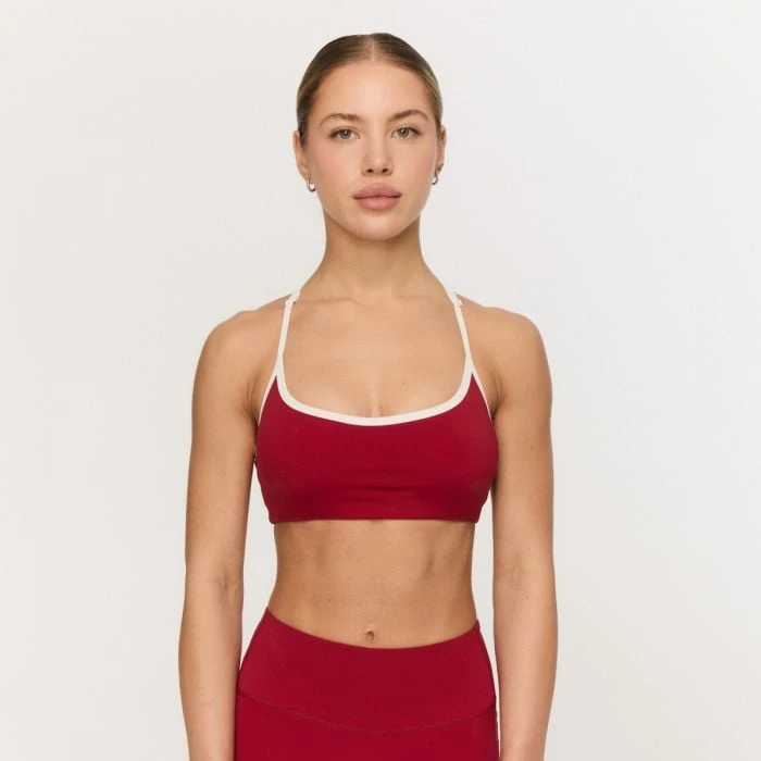 GymBeam Športová podprsenka Varsity Red  S