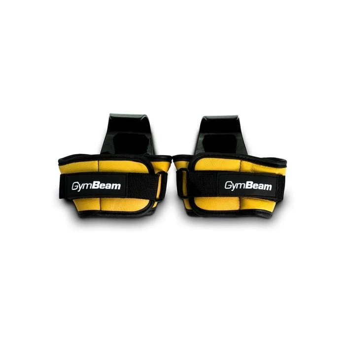 GymBeam Lifting Hooks Yellow