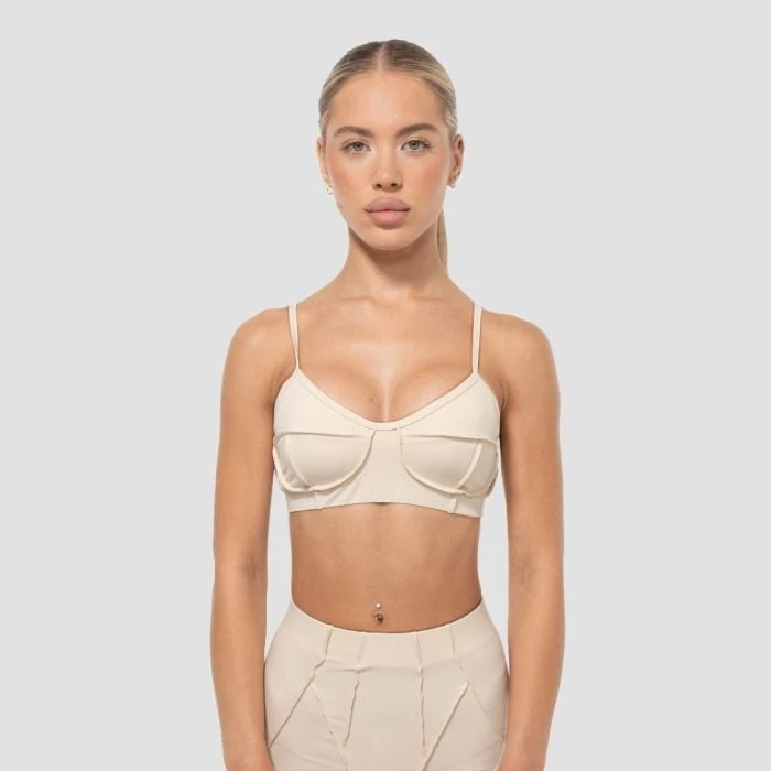 GymBeam Športová podprsenka Cosmo Cream  M