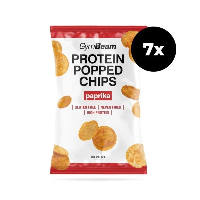 GymBeam Proteínové čipsy paprika