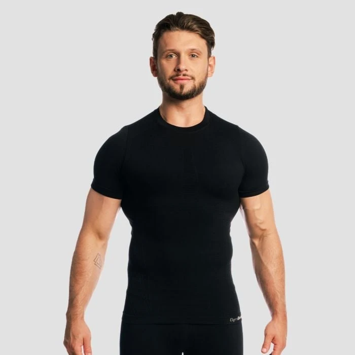 GymBeam Tričko Fuse Black  M