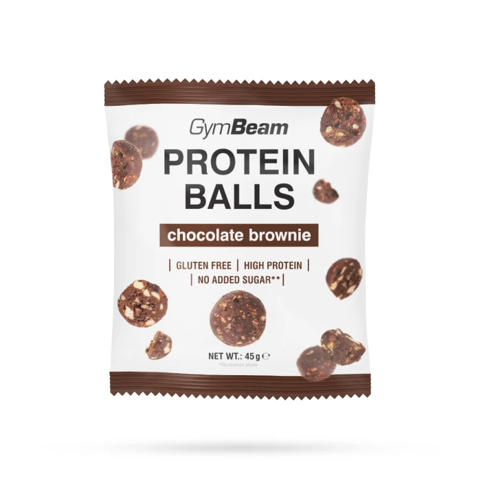 GymBeam Protein Balls čokoládové brownie