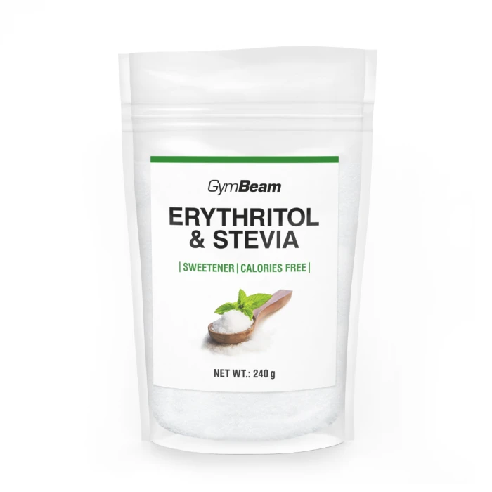 GymBeam Erytritol & Stévia sladidlo