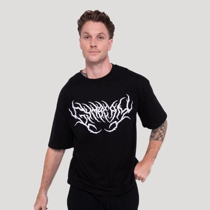 GymBeam Tričko Thorn Black  S