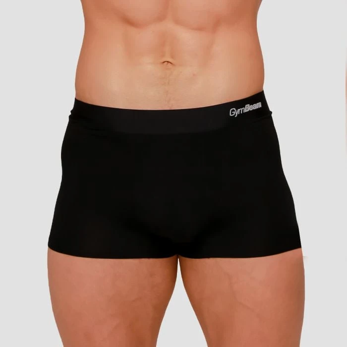 GymBeam Pánske boxerky Soft 2Pack Black  LL
