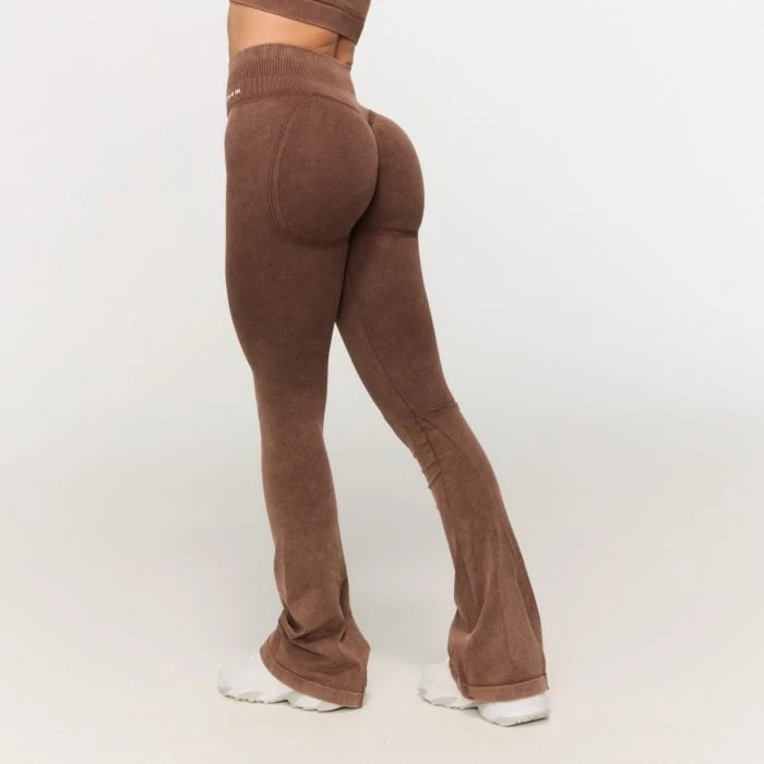 GymBeam Dámske bezšvové nohavice Fierce Brown  L