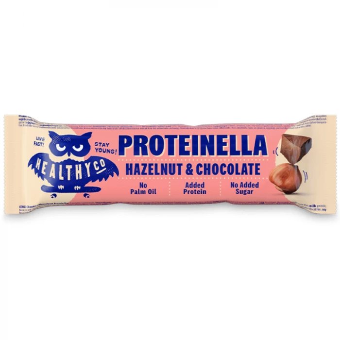 HealthyCo Proteinella bar 35 g lieskový orech čokoláda