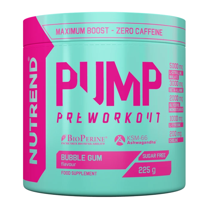 Nutrend Pre-Workout PUMP žuvačka