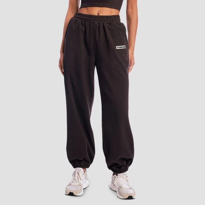 GymBeam Dámske tepláky Aura Tee Brown  S