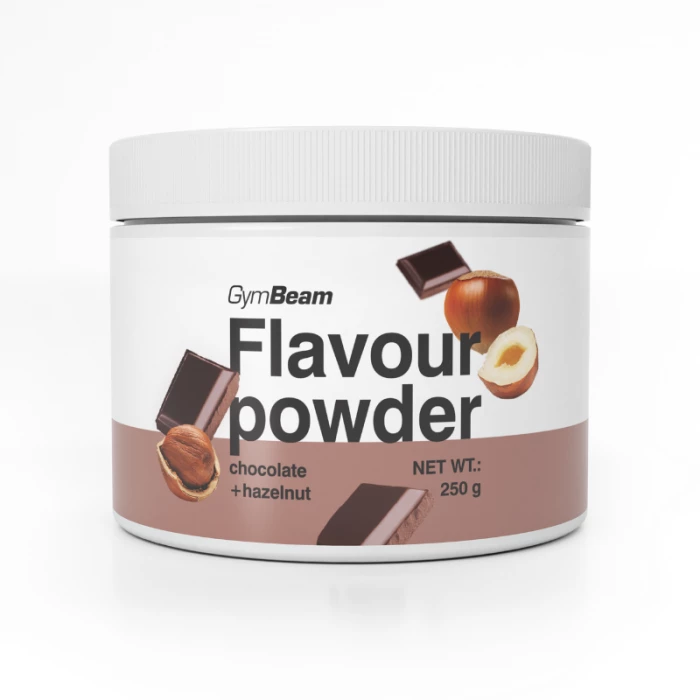 GymBeam Flavour powder 250 g cookies &amp; cream a čokoládové kúsky