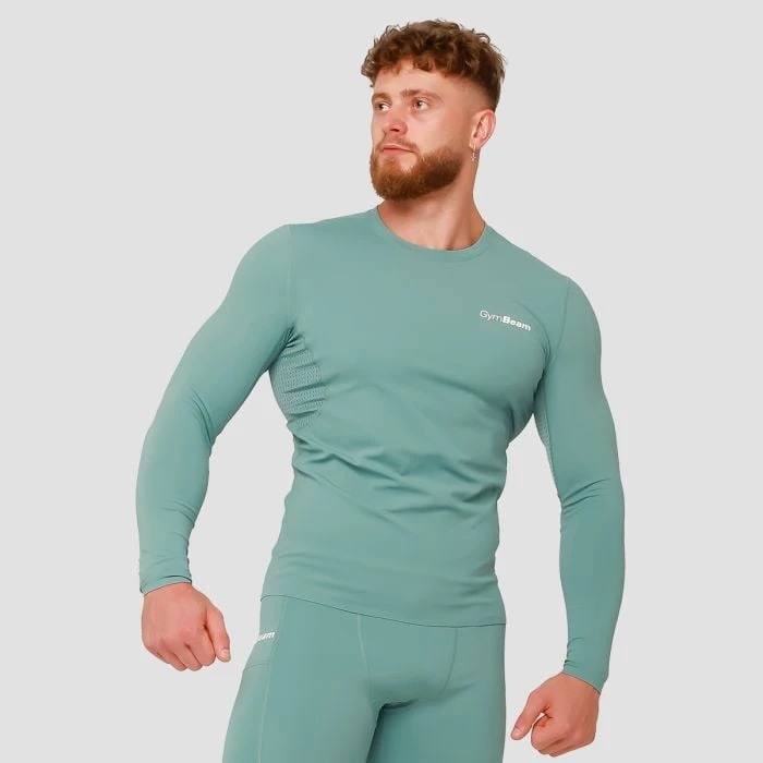 GymBeam Kompresné tričko s dlhým rukávom High Blue  S