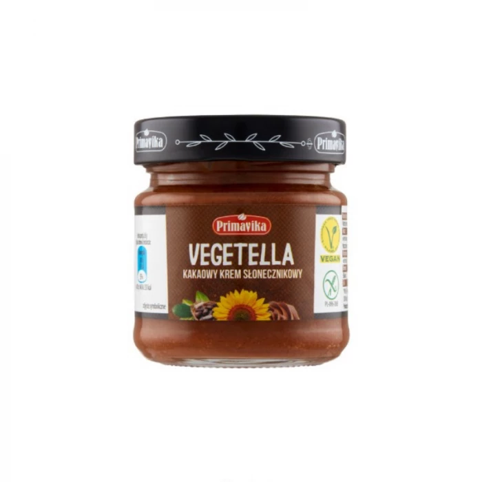 Primavika Slnečnicový krém Vegetella 160 g kakao