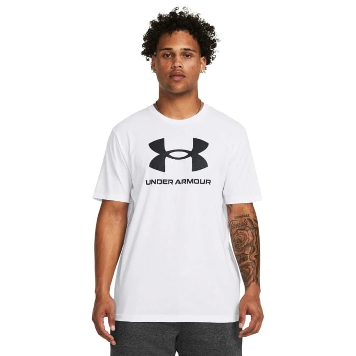Under Armour Tričko Sportstyle Logo Update SS White  M