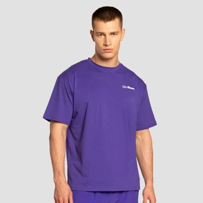 GymBeam Tričko Oversized Limitless Royal  S