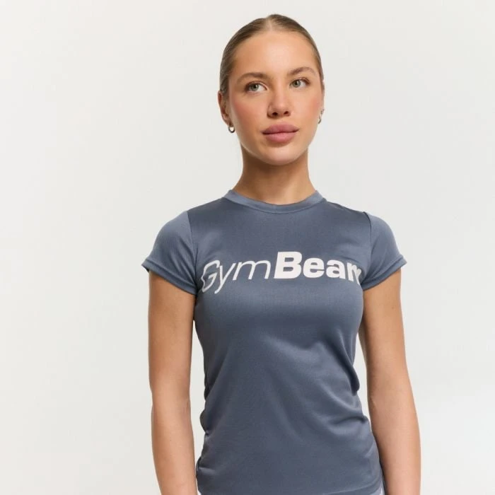 GymBeam Dámske Tričko Mesh Essence Denim Blue  S