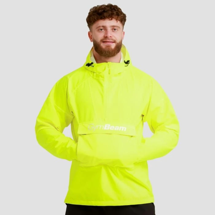 GymBeam Pánska bunda Rain Smock Citric  SS