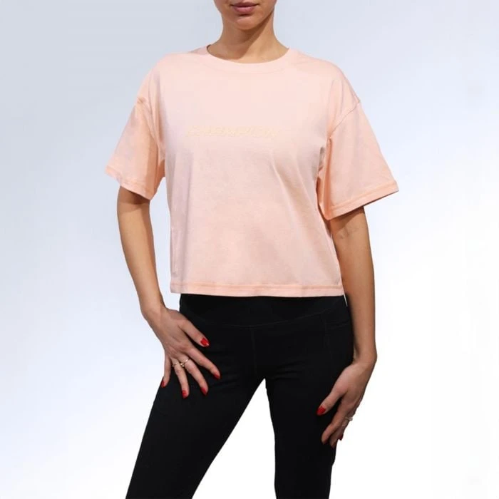 Champion Dámske tričko Cropped Peach  SS