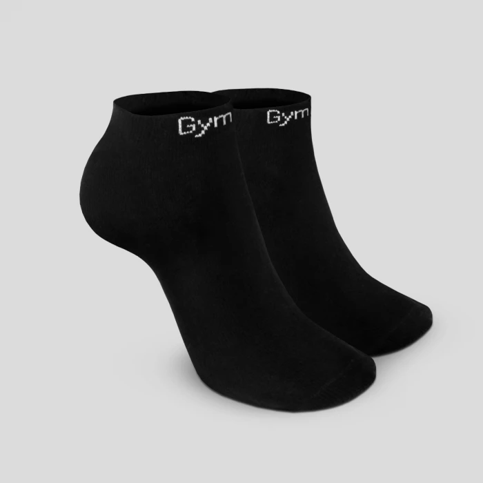 GymBeam Ponožky Ankle Socks 3Pack Black  M/L