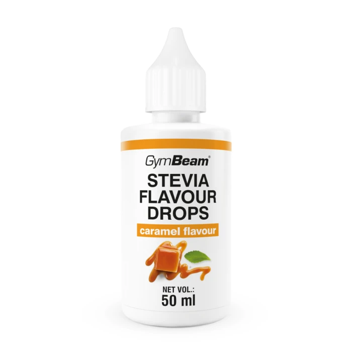 GymBeam Stevia Flavour Drops karamel