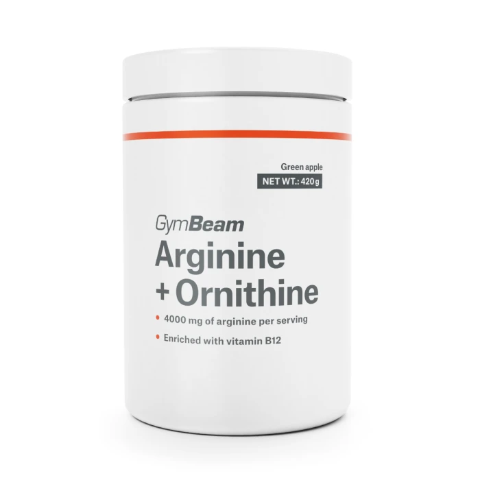 GymBeam Arginine + Ornithine zelené jablko