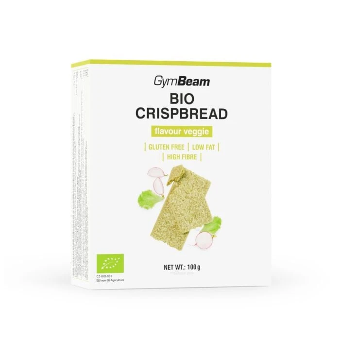GymBeam BIO Knäckebrot zeleninový mix