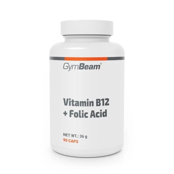 GymBeam Vitamín B12 + Kyselina listová