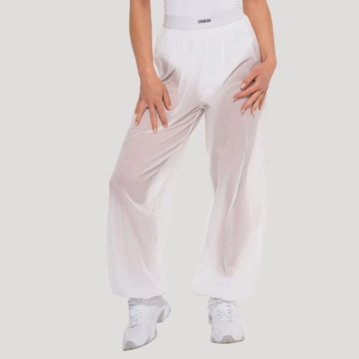 GymBeam Dámske nohavice Flow White  S