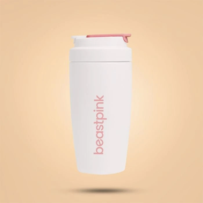 BeastPink Termohrnček 500 ml White