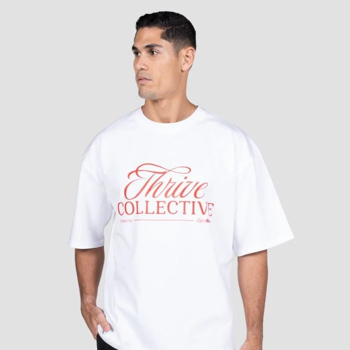 GymBeam Tričko Thrive White  M