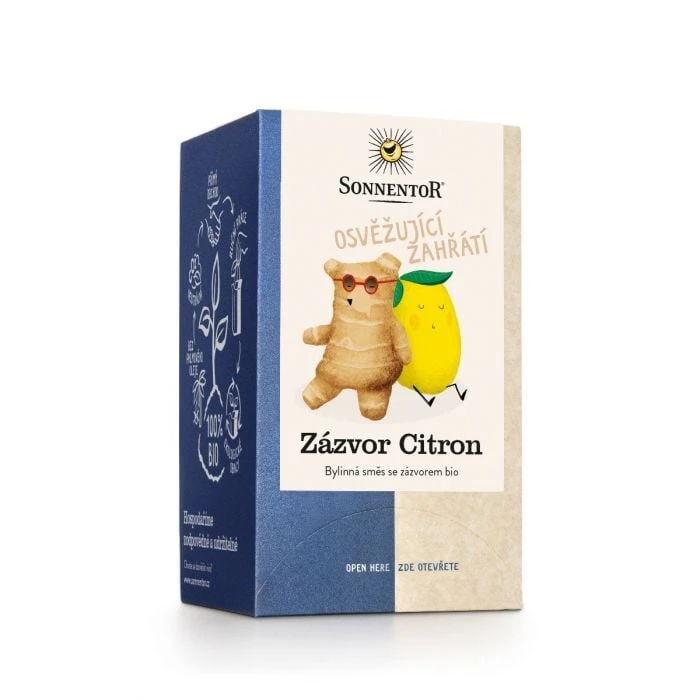 Sonnentor BIO Čaj zázvor-citrón
