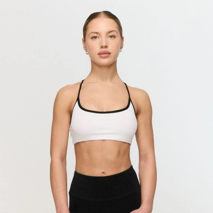 GymBeam Športová podprsenka Varsity White  S