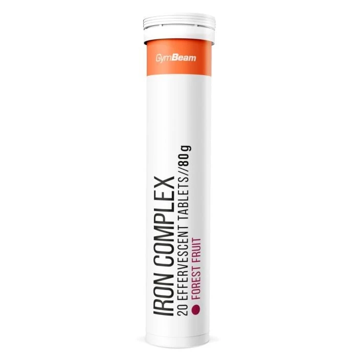 GymBeam Iron Complex šumivý 20 tab. lesné ovocie