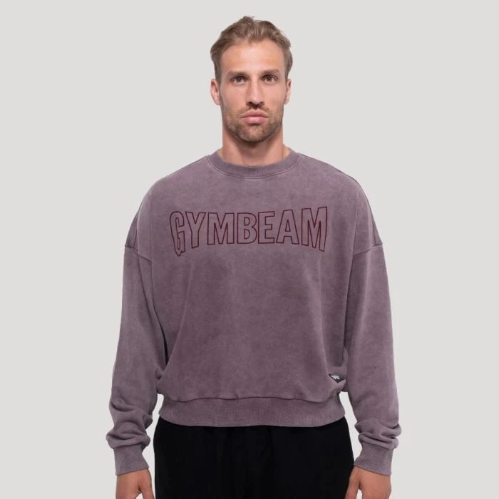 GymBeam Mikina Persistence Washed Brown  L