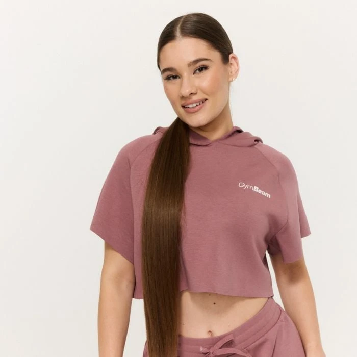 GymBeam Dámska mikina Cropped Relay Haze  S