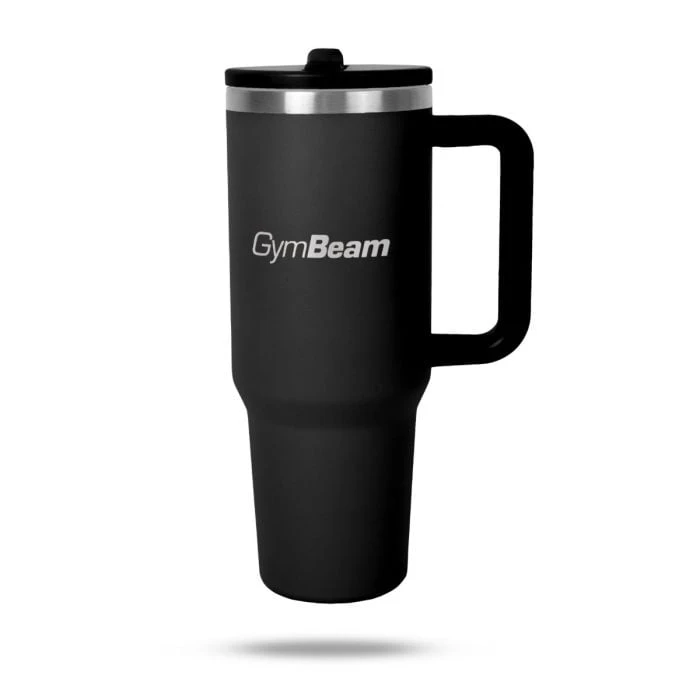 GymBeam Termohrnček 1,2 l Black