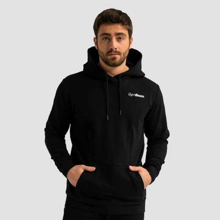 GymBeam Mikina Limitless Hoodie Black  LL