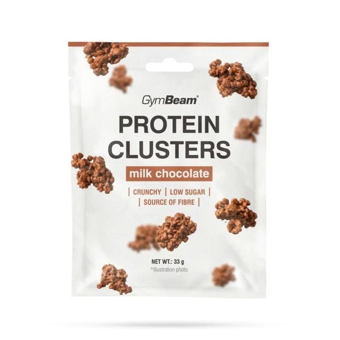 GymBeam Protein Clusters mliečna čokoláda