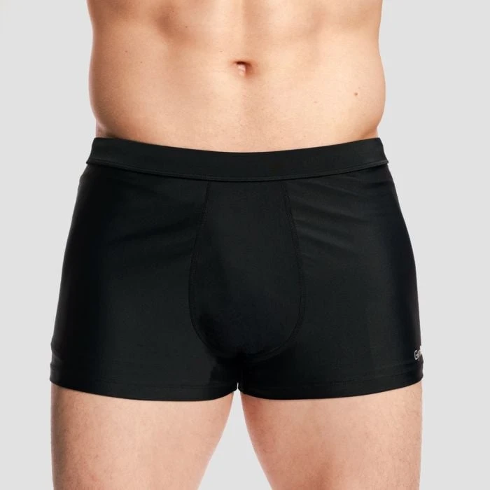 GymBeam Pánske plavecké šortky Pro Black  S