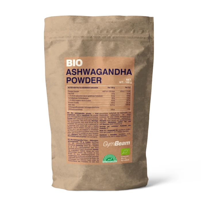 GymBeam BIO Ashwagandha prášok